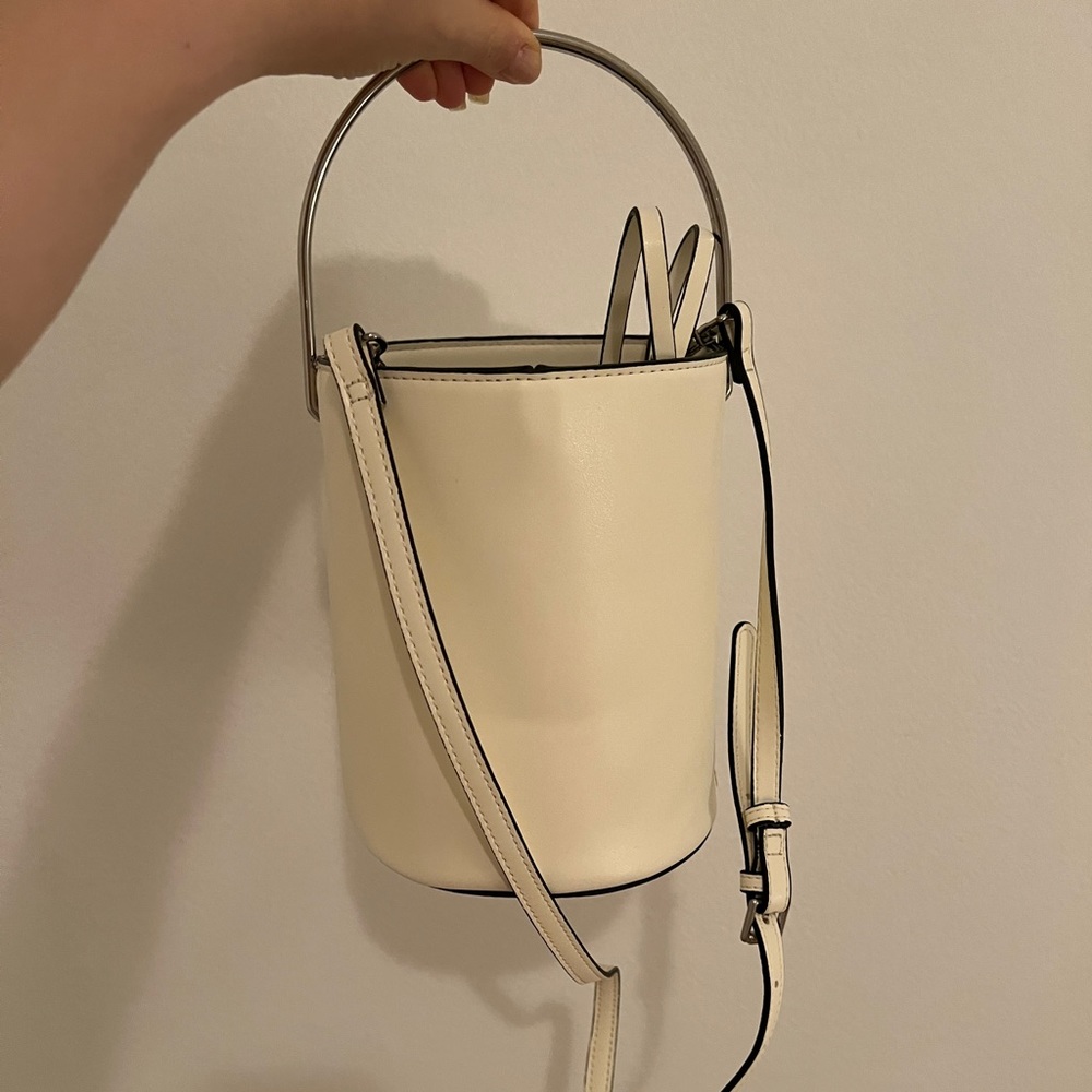 Mango | New! With tags Metal Handle Bucket Bag